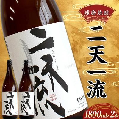 ふるさと納税 球磨村 渕田酒造 球磨焼酎 二天一流 1800ml (2本) 米焼酎(球磨村)
