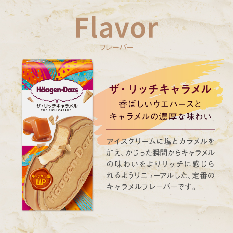 ＜全6回定期便・連続＞ハーゲンダッツ『クリスピーサンドセット（ザ・リッチキャラメル味）計36個』アイスクリーム アイス スイーツ デザート_H0026-039