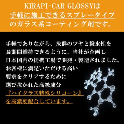 ふるさと納税 唐津市 ガラス系カーコーティング剤 自動車用  KIRAPI-CAR GLOSSY 50ml×2 |  | 02