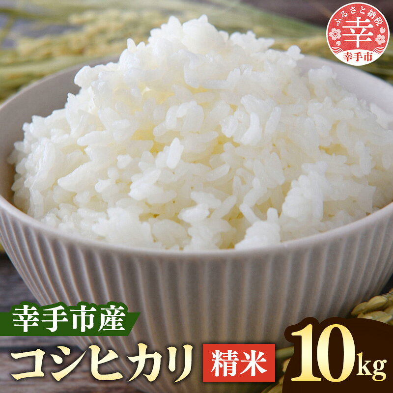 【ふるさと納税】令和7年産 埼玉県幸手市権現堂産お米 精米 10kg コシヒカリ- こしひかり 2025年度産 精米 10KG 桜の名所 埼玉県 幸手市 権現堂産 おすすめ