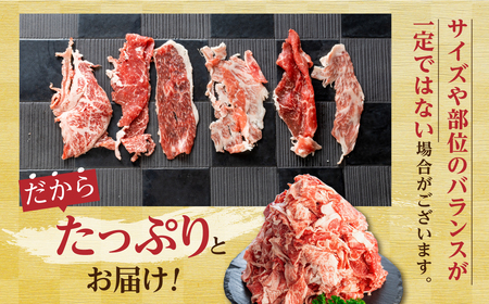 《簡易包装》【訳あり】うまい赤身にこだわった 牛飼いの和牛肉 切り落とし スライス 飛米牛 1.2kg (300g×4) [Q2423]