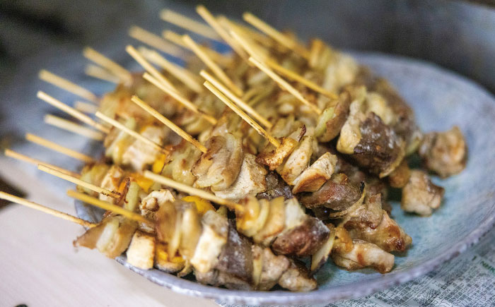 元祖美唄やきとり 福よしAセット  | 焼き鳥 蕎麦 セット もつ串 北海道 | 元祖美唄やきとり 福よし [BOBJ001]