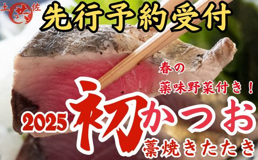 M217-3 先行予約受付中！2025年初かつおわら焼きたたき＜2節 薬味付＞ 