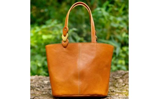 トートバッグ ミニ キャメル×ライトグリーン レザー バッグ 鞄 かばん カバン レディース メンズ おでかけ おしゃれ おすすめ 贈答 ギフト プレゼント お祝い 贈り物 HARUHINO