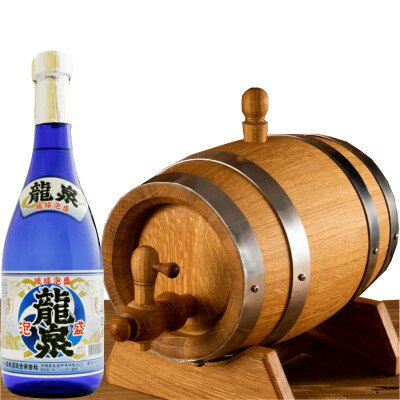 【ふるさと納税】枚方熟成泡盛 龍泉ブルー 30度 720ml×1本+本格熟成ミニ樽2Lサイズオリジナルセット【1665880】