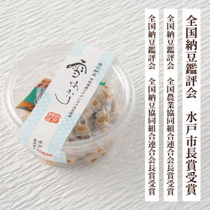 DL-6　〈全国納豆鑑評会受賞〉ご自宅用　雪あかり13個入り【水戸納豆】