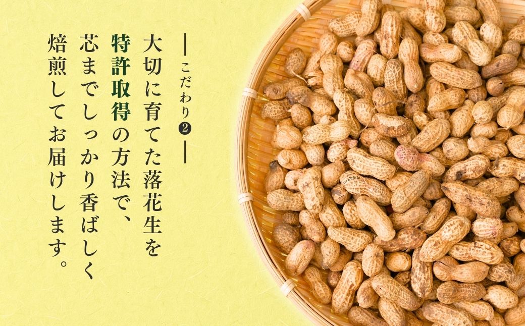 龍ケ崎産殻付き落花生 千葉半立900g(180g×5袋) | 落花生 ピーナッツ ピーナツ ナッツ 国産 殻付き おやつ お菓子 おつまみ お取り寄せ ヘルシー 健康 国産 茨城 特産品 農園 自家栽
