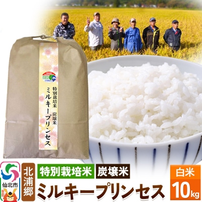 【特別栽培米 炭壌米 ミルキープリンセス】令和5年産 白米 10kg|02_kum-070101