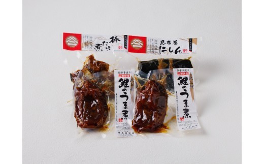 最上鯉屋 ごちそうセット（棒たら煮300g×1、にしん昆布巻1本、鯉のうま煮160ｇ～180g×2）