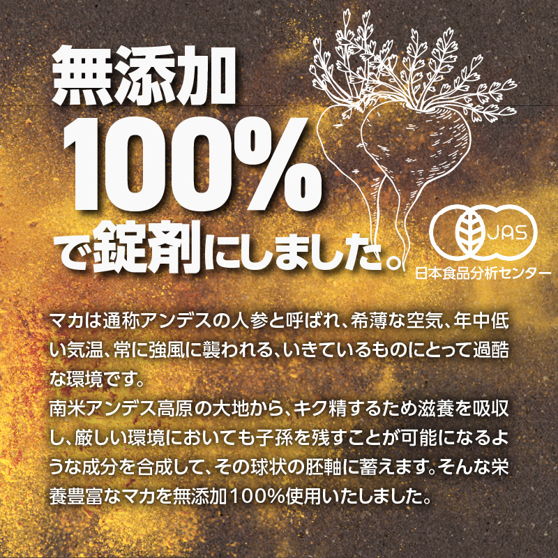 ＜6ヶ月に1度、2回送付定期便＞山本漢方の無添加マカ粒[027Y17-T]_イメージ4