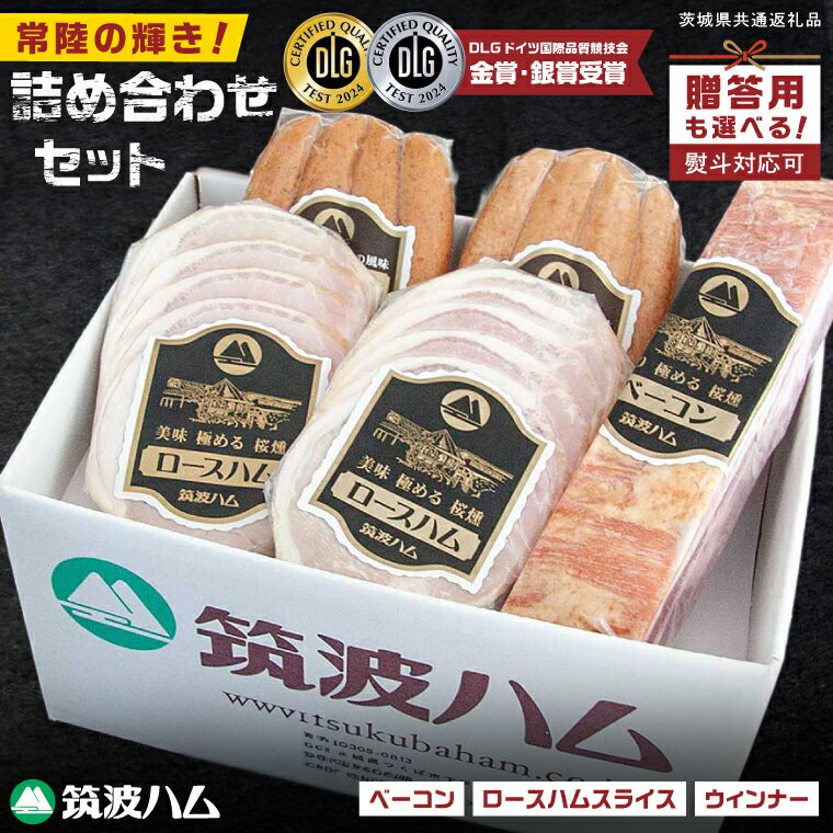 【ふるさと納税】常陸の輝きDLG コンテスト 受賞 商品 詰め合わせ【選べる熨斗有無】豚肉 お取り寄せ グルメ 人気 冷蔵 詰め合わせ ギフト おかず ご当地グルメ ディナー 食べ比べ パーティー【茨城県共通返礼品/つくば市】（106-09）