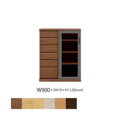 ふるさと納税 大川市 天然木リビング家具アーザ(サイドボード)90cm H112【選べるカラー:6色】