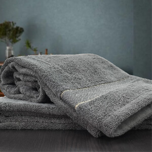 【バスタオル2枚組】スーピマ綿バスタオル 60×120cm クレB2-GY