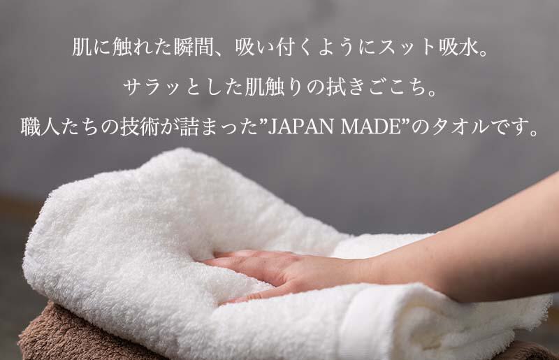 Landwell Hotel フェイスタオル 5枚 グレー ギフト 贈り物【泉州タオル 国産 吸水 普段使い 無地 シンプル 日用品 家族 ファミリー】 099H3243_イメージ4