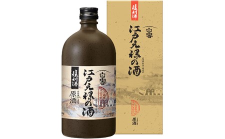日本酒 白雪江戸元禄の酒復刻酒原酒小西酒造 日本酒【720ml】【化粧箱入】