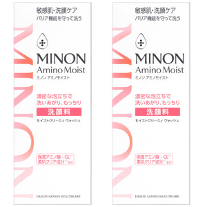 ミノン アミノモイスト モイストクリーミィ ウォッシュ２本セット