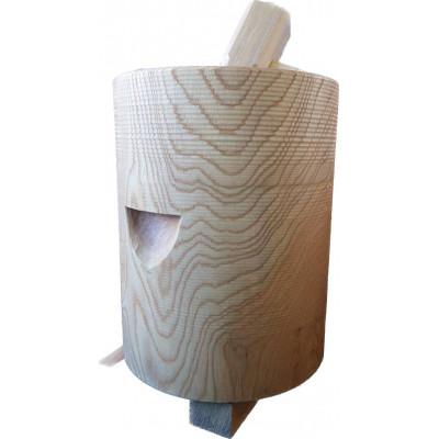 ふるさと納税 南木曽町 ケヤキの臼とカエデの杵の餅つきセット |  | 02