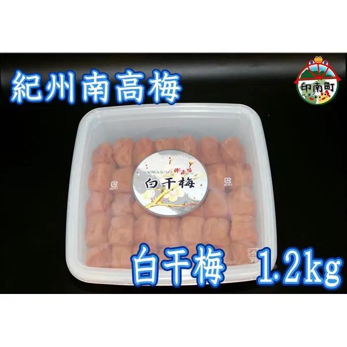 訳あり 【家庭用】紀州南高梅　白干梅　1.2kg