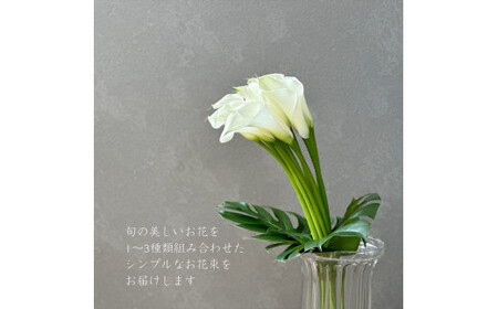 《数量限定・花瓶付き》～スタンダードstyle～季節の花束定期便（全24回）月2回お届け×12カ月【 花 お花 神奈川県 小田原市 】