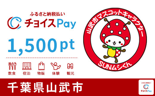 
山武市チョイスPay 1,500pt（1pt＝1円）【会員限定のお礼の品】
