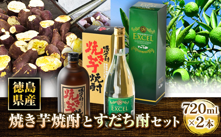
            芋焼酎 リキュール 詰め合わせ セット (720ml×2本) 日新酒類株式会社《30日以内出荷予定(土日祝除く)》徳島県 上板町 お酒 酒 すだち 焼酎 送料無料 st-p
          