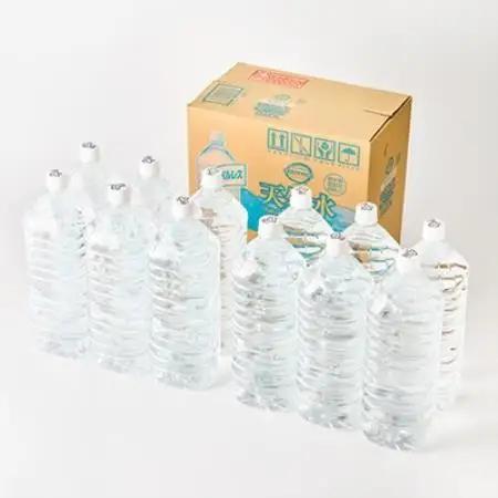 【毎月定期便】トップバリュラベルレス天然水(2リットル6本入り×2ケース)全4回【配送不可地域：離島・沖縄県】【4090468】
