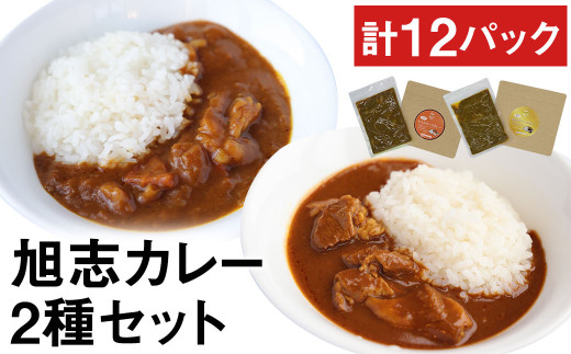 
お肉の達人 旭志 カレーセットB 2種 計12パック（各200g×6パック）
