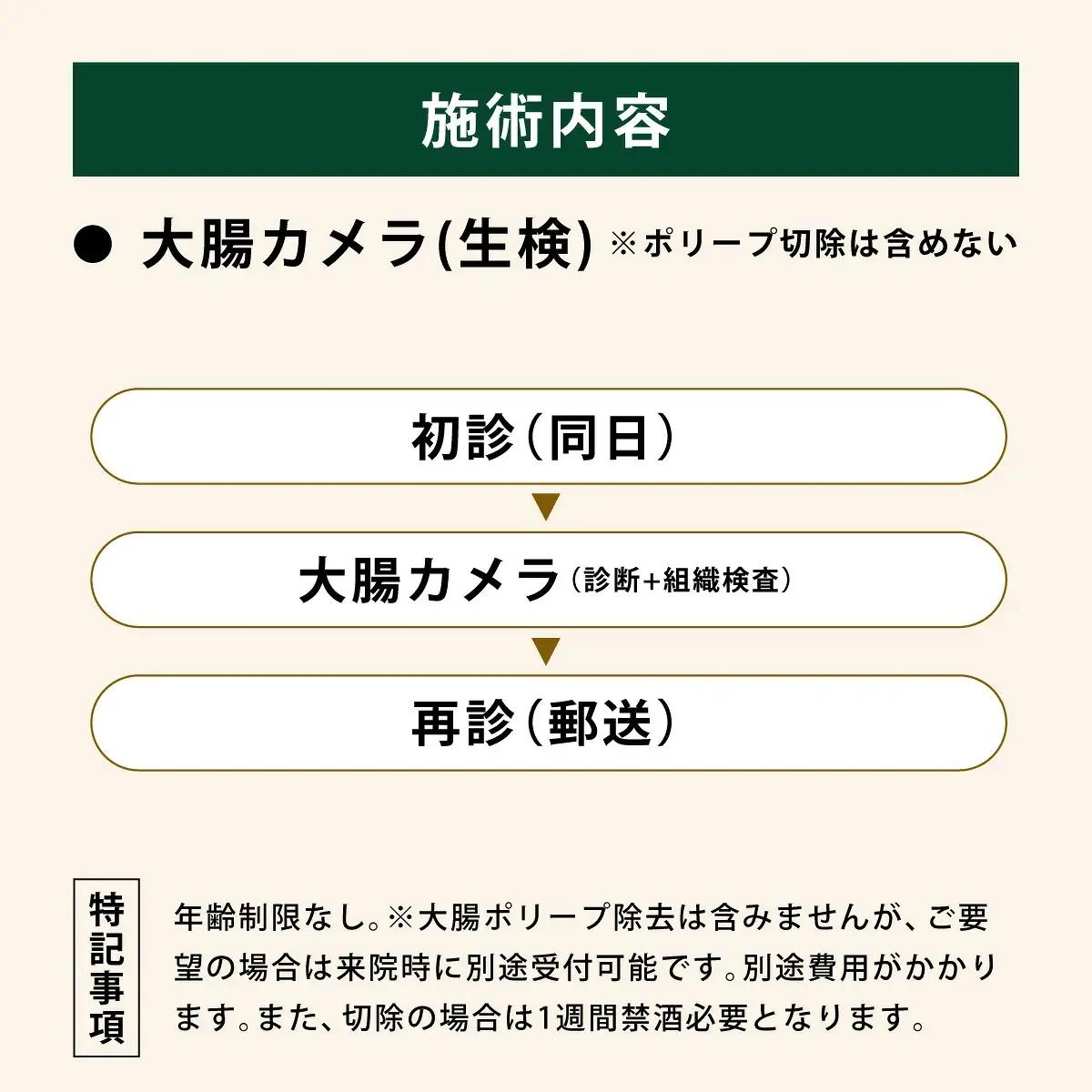 1日で終わる 大腸内視鏡診療 (日帰り) 1名様【芦屋三戸岡クリニック】消化器内視鏡専門クリニック