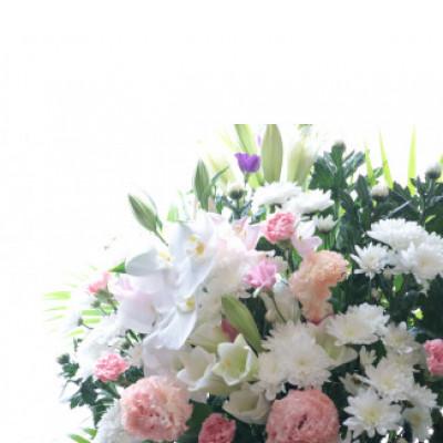 ふるさと納税 筑西市 【毎月定期便】仏花アレンジメント/Lサイズ〜花瓶不要!届いてそのまま飾れます。全12回 |  | 02