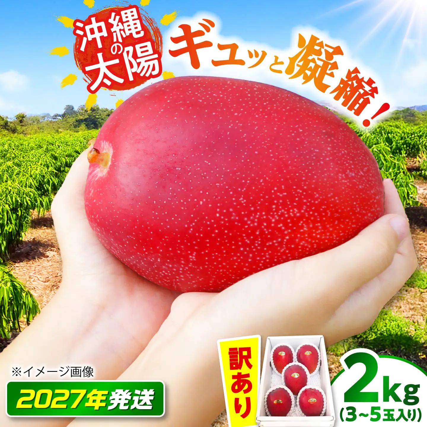 【訳あり】マンゴー 太陽のめぐみ 2kg BCEW004