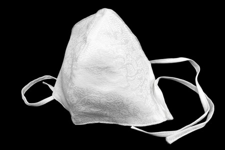 丹後ちりめんマスク「Ｍサイズ」-白色