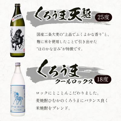 ふるさと納税 西都市 神楽酒造　麦焼酎くろうま　5本飲み比べセット[2291] |  | 02