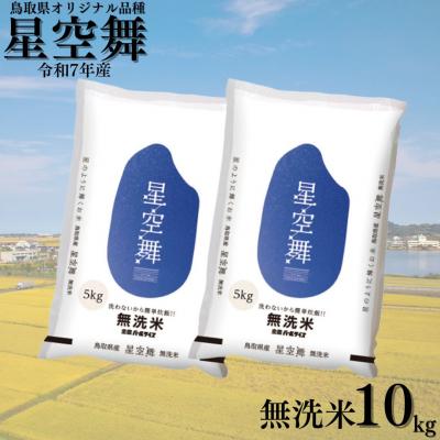 ふるさと納税 湯梨浜町 鳥取県産星空舞◇無洗米10kg◇令和7年産(394K.)