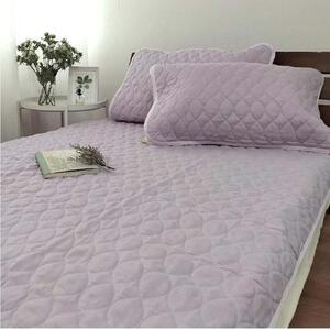 【シングル】ピュアリネン100%敷パッド(100×205cm)ラベンダー LIN-1S-RA