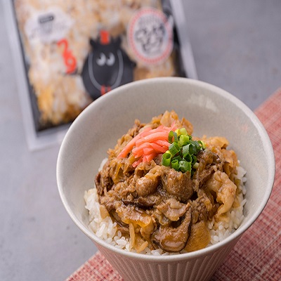 【A91028】黒毛和牛牛丼＆牛すじだらけのカレーセット