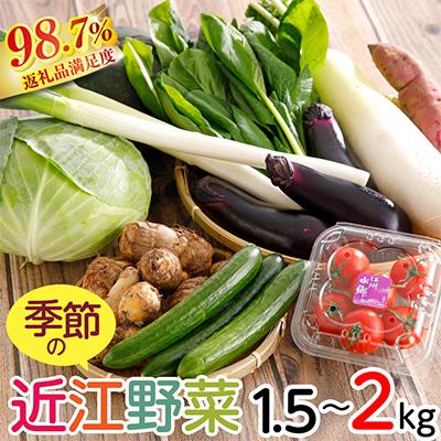 ふるさと納税 近江八幡市 【PRキャンペーン対象】近江野菜詰め合せセット【1.5kg〜2kg】