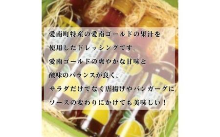 愛南ゴールド ドレッシング 5本 セット 柑橘類 愛南ゴールド 河内晩柑 みかん 調味料 道の駅みしょうMIC 愛南ゴールド 河内晩柑 みかん 人気 愛媛県 愛南町