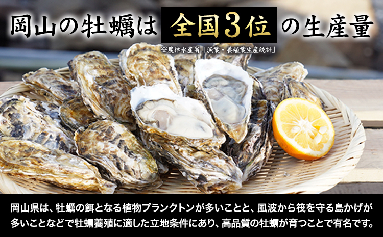 笠岡産 (瀬戸内海産) 殻付き牡蠣 (加熱用) S・Mサイズ混合 10kg 150粒前後《4月上旬-4月末頃出荷》岡山県 笠岡市 かき カキ 牡蠣 生牡蠣 瀬戸内海産 殻付き---K-47-4j---