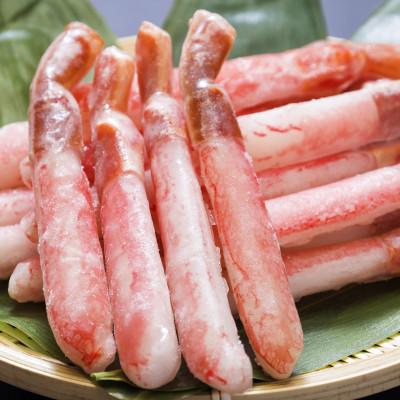 ふるさと納税 網走市 生冷本ずわい蟹棒ポーション　1.5kg　セット(500g×3袋) |  | 01