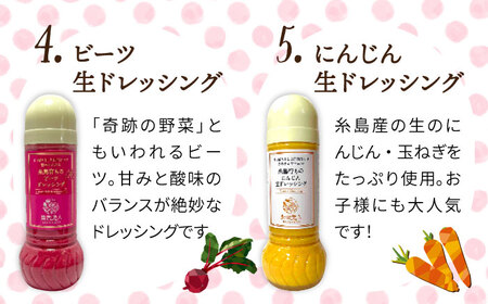 糸島そだちの野菜が好きになるドレッシング 選べる 285ml×2本セット 糸島市 / 農香美人（のうかびと）[AAG059]