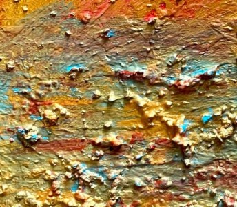 富士山溶岩パワーアート「天色赤富士」 絵画 アート