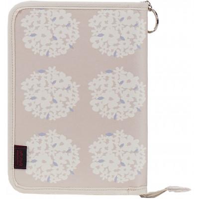 ふるさと納税 島原市 マルチケース(ファスナータイプ)サークルフラワー ベージュ Lモデル 1個
