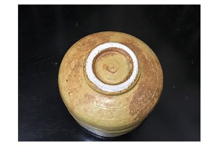 黄瀬戸茶碗　1個　木箱入 No.026