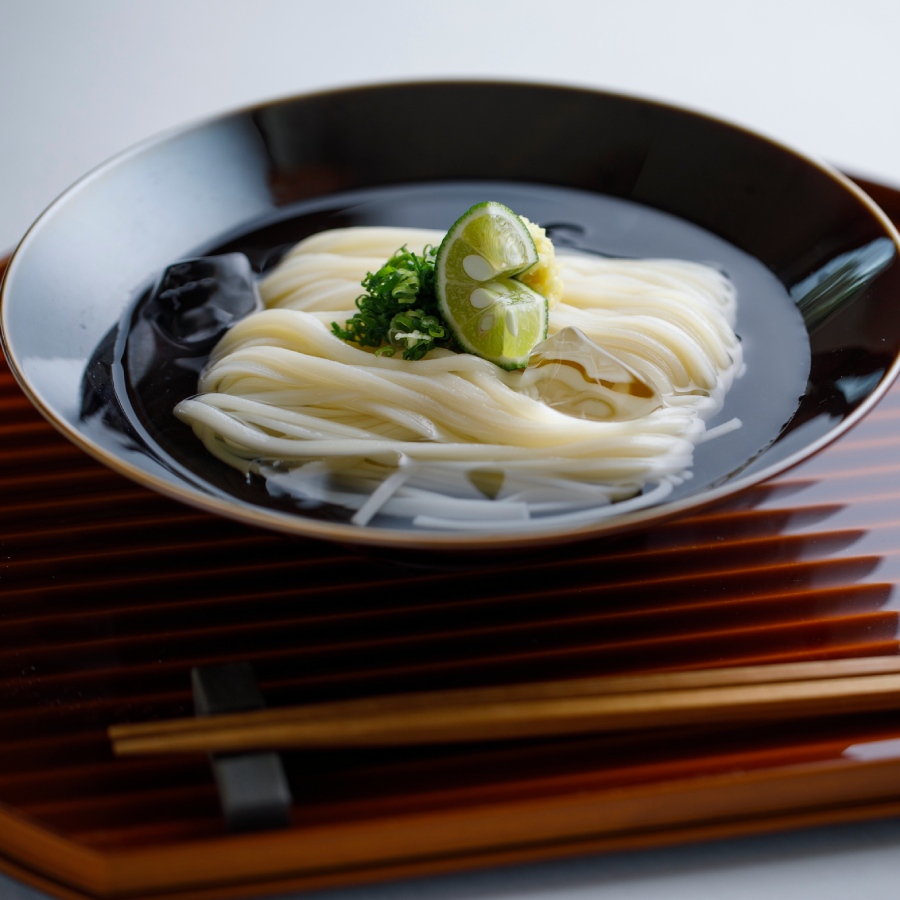 ＜海津屋＞氷見うどん 2種セット ご自宅用（細麺200g×4、餅めん180g×2）