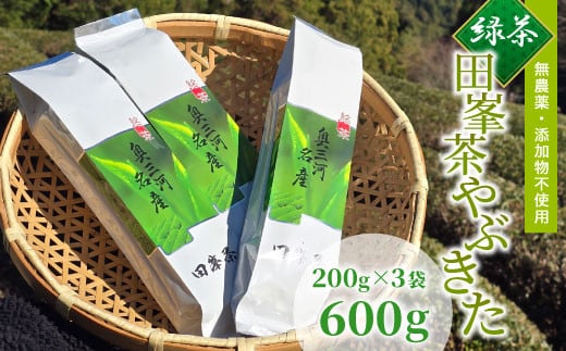 田峯茶 やぶきた 200g×3袋セット（緑茶・茶葉） -032