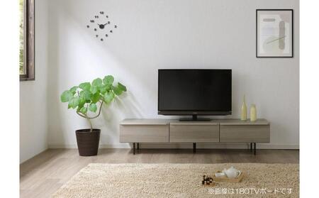 大川家具 幅153cm テレビボード グレー -elm-エルム
