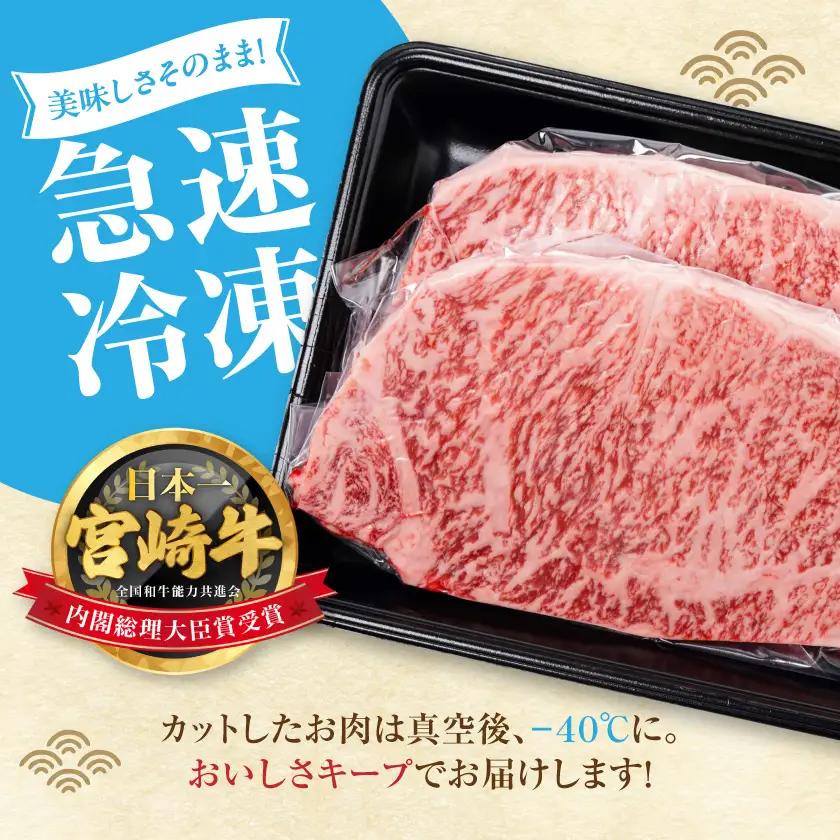牛肉 宮崎牛サーロインステーキ200g×2枚〔18-4201〕 牛肉