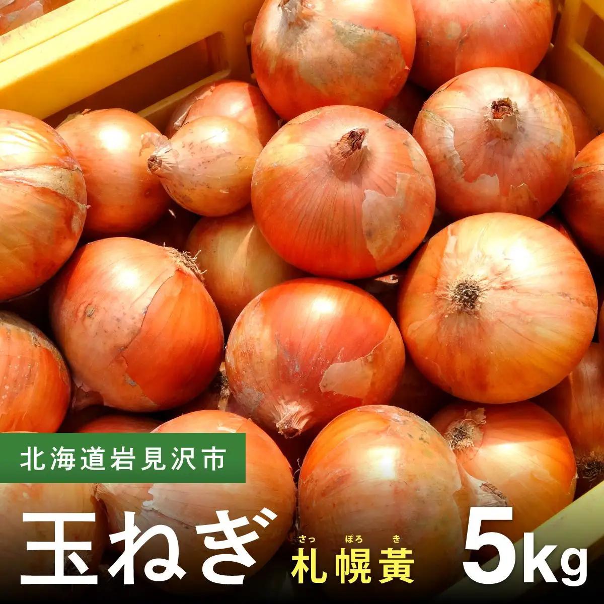【先行予約】幻の玉ねぎ！札幌黄（さっぽろき）5kg [a168-010] たまねぎ 玉葱 タマネギ 国産 まとめ買い 業務用 贈り物 野菜 美味しい 送料無料 新鮮野菜 健康 和食 レストラン 国産野菜 採れたて 農家直送 産地直送 北海道 岩見沢市
