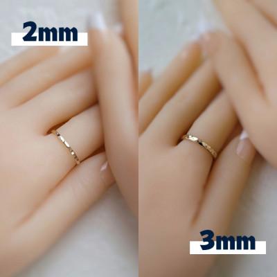 ふるさと納税 藤沢市 K14GF 槌目(2.0)リング P3〜30号 マイナスサイズ対応 ご希望のリングサイズで制作 |  | 01