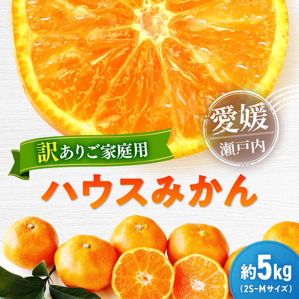 【ふるさと納税】【先行予約】【7月上旬から順次発送】【ご家庭用】愛媛県産 峯田農園のあま〜い「ハウスみかん」5kg　小玉（2S,S,Mサイズ混合） | 人気 おすすめ ランキング おいしい 甘い 果物 フルーツ ミカン 愛媛県大洲市/峯田農園　[AGBT021]